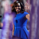 First Lady Michelle Obama takes the stage during the first day of the Democratic National Convention in Philadelphia , Monday, July 25, 2016. (AP Photo/Paul Sancya)